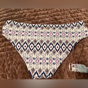 Victoria's Secret Patterned Bikini Bottom Size L